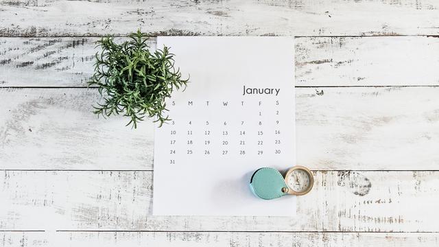 Ilustrasi bulan Januari