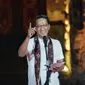 Menteri Hukum dan Hak Asasi Manusia, Supratman Andi Agtas, saat gelaran Puncak Festival Kekayaan Intelektual 2024 di Taman Werdhi Budaya Art Center, Bali pada Sabtu malam (7/9/2024). (Foto: Dokumen Humas Kemenkumham)