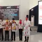 Empat Paslon Pilkada Indramayu foto bersama usai mendapatkan nomor undian dari KPUD Indramayu. Foto (Istimewa)