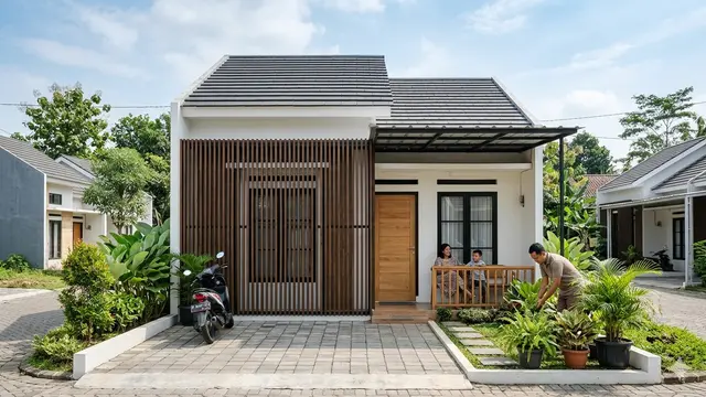 Rumah Tipe 36 yang Sejuk untuk Keluarga 3 Orang