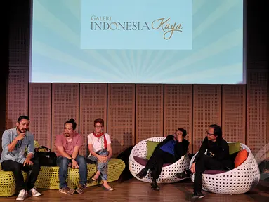 Suasana konferensi pers "Film and Art Celebration" (FILARTC) 2015, di Jakarta, Selasa, (17/3/2015). (Liputan6.com/Johan Tallo)
