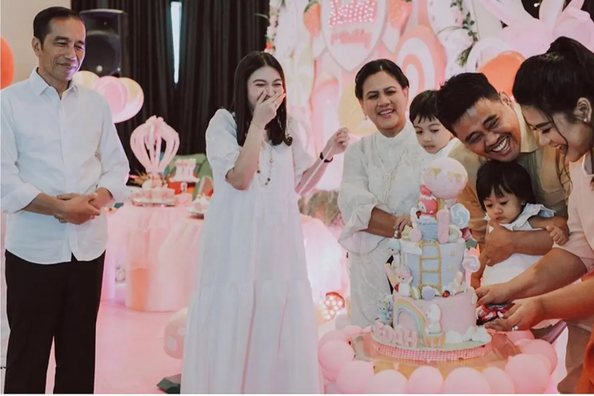 6 Momen Keseruan Ulang Tahun Sedah Mirah, Cucu Perempuan Jokowi