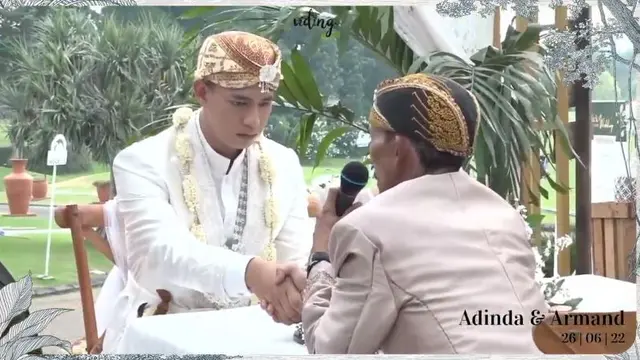 6 Momen Akad Nikah Adinda Azani dan Armand, Mahar Lebih Rp 100 Juta