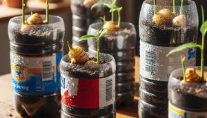 Cara Menanam Jahe di Botol Bekas/AI