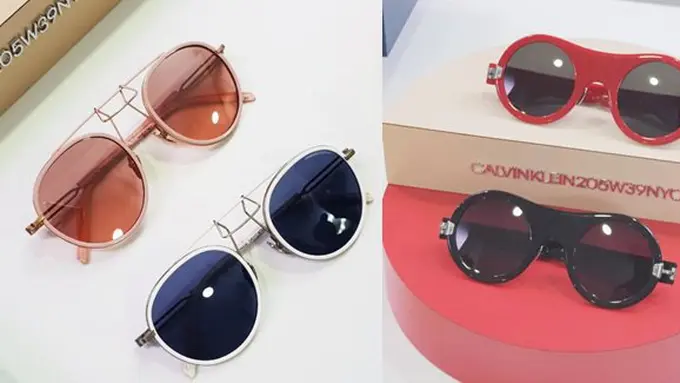 Kacamata Calvin Klein/copyright Vemale.com/Amelia Ayu Kinanti