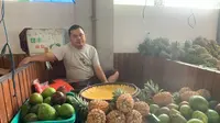Pedagang Nanas di Gorontalo Keluhkan Penurunan Omzet Jelang Bulan Ramadan