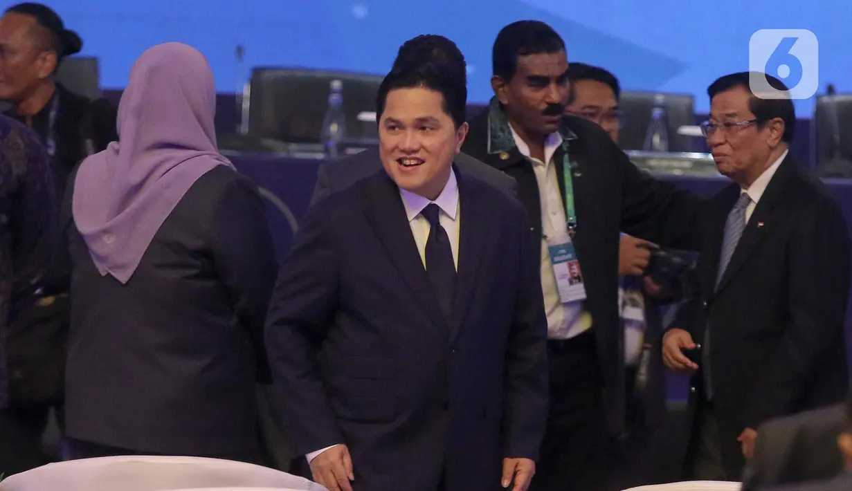 Bertempat di Hotel Ritz-Carlton, Jakarta, Rabu (4/6/2025), Persatuan Sepak Bola Seluruh Indonesia (PSSI) menggelar Kongres Biasa untuk tahun 2025. (Liputan6.com/Herman Zakharia)