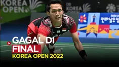 Berita video Jonatan Christie dikalahkan pebulutangkis China, Weng Hong Yang di Final Korea Open 2022