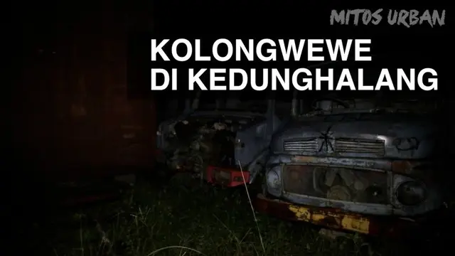 Sebuah kelebatan putih yang diduga hantu kolongwewe tertangkap kamera di kawasan Kedunghalang, Bogor