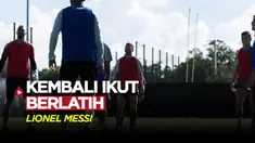 Berita Video, Lionel Messi kembali berlatih bersama Inter Miami pada Jumat (6/10/2023) setelah pulih dari cedera