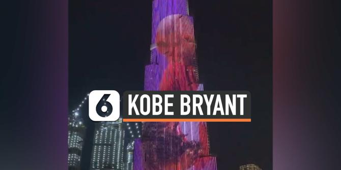VIDEO: Burj Khalifa Tampilkan Muka Kobe Bryant