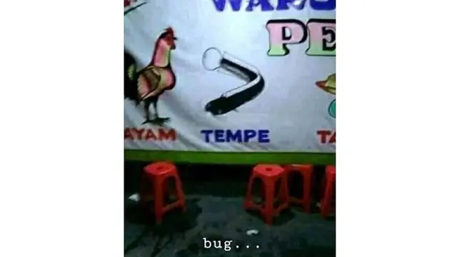 6 Spanduk Penjual Penyetan Ini Nyeleneh, Bikin Geleng Kepala