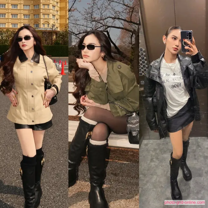 Inspirasi OOTD Liburan Kece Mahalini Raharja yang Andalkan Boots Selama Jalan-Jalan Keliling Jepang
