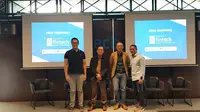 Konferensi press kegiatan fintech terbesar di Indonesia yaitu Indonesia Fintech Summit & Expo (IFSE) 2019., Kamis (22/8/2019).