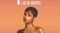 Kehlani konser di Jakarta. (Instagram.com/harikaevent)