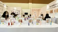 Booth ELSHESKIN di Jakarta X Beauty 2022. (dok. ELSHESKIN)