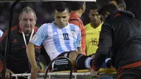 Nasib nahas dialami Sergio Aguero yang mengalami cedera saat membela tim nasional Argentina dalam laga kontra Ekuador.