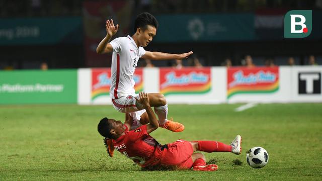 Sepak Bola : Indonesia Vs Hong Kong