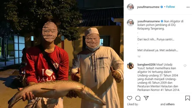 Unggahan Ustaz Yusuf Mansur (Instagram/ yusufmansurnew)