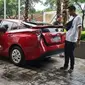 Mobil hybrid Toyota turut meramaikan Jamnas ke-6 Axic di Karawang, Jawa Barat. (Merdeka.com)