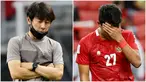 Timnas Indonesia harus menelan pil pahit usai digilas 0-4 oleh Thailand pada leg pertama final Piala AFF 2020. Kekalahan telak tersebut membuat harapan Indonesia mengakhiri puasa gelar terancam gagal. Berikut ekspresi skuad Garuda usai peluit akhir pertandingan.