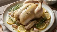 Resep Ayam Kukus Lemon dan Bawang Putih, Hidangan Sehat Penuh Gizi yang Lezat