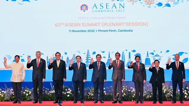Presiden Joko Widodo atau Jokowi di Sidang Pleno KTT ASEAN, Kamboja.