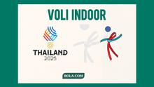 SEA Games 2025, cabang voli indoor. (Bola.com/Wiwig Prayugi)
