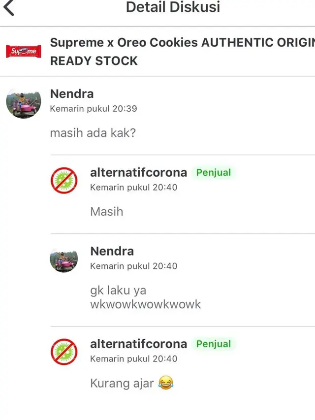 Jualan Oreo x Supreme