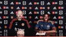 MU merogoh kocek 15 juta euro dengan biaya tambahan 2 juta euro untuk Tyrell Malacia. (Twitter Manchester United)