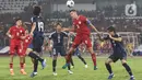 Timnas Indonesia harus mengakui keunggulan Jepang dengan skor 0-4. (Liputan6.com/Angga Yuniar)