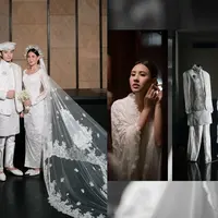 Simak cerita romantis di balik busana pengantin Angga Yunanda dan Shenina Cinnamon (@svarna_byikatindonesia)