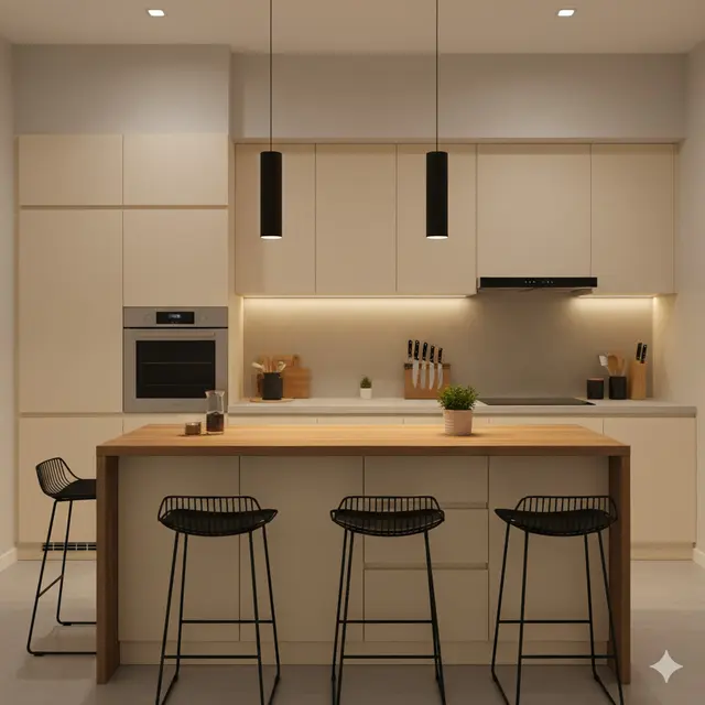 Ide Dapur Minimalis Hemat Ruang di Rumah 1 Lantai Sempit