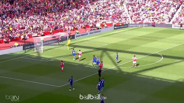 VIDEO: 5 Gol Terbaik Premier League, Gol Aaron Ramsey ke Gawang Everton