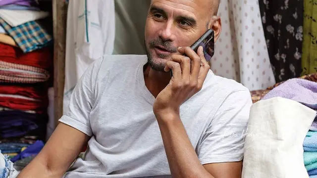 6 Editan Foto Pep Guardiola Jika Tinggal di Indonesia Ini Bikin Ngakak