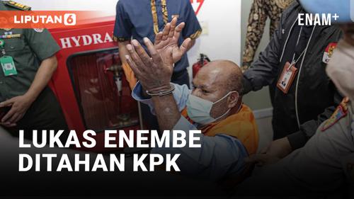 VIDEO: KPK Resmi Tahan Gubernur Papua Lukas Enembe