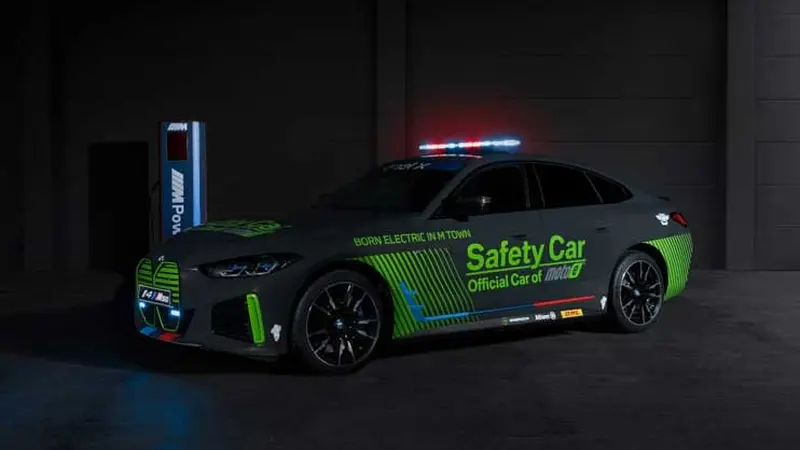 BMW i4 M50 kini didaulat jadi safety car Moto E