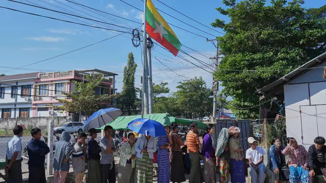 Di Tengah Perang Saudara, Junta Myanmar Gelar Pemilu