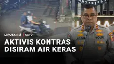 Aktivis KontraS disiram air keras oleh dua pengendara sepeda motor. Detik-detik korban disiram terekam kamera pengawas atau CCTV.