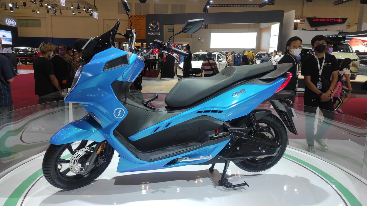 Motor listrik Alva One (Arief A/Liputan6.com)