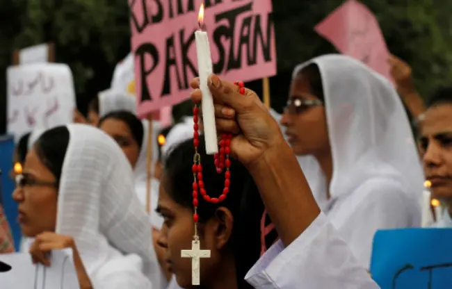 Ilustrasi warga Kristen di Pakistan. (Reuters)