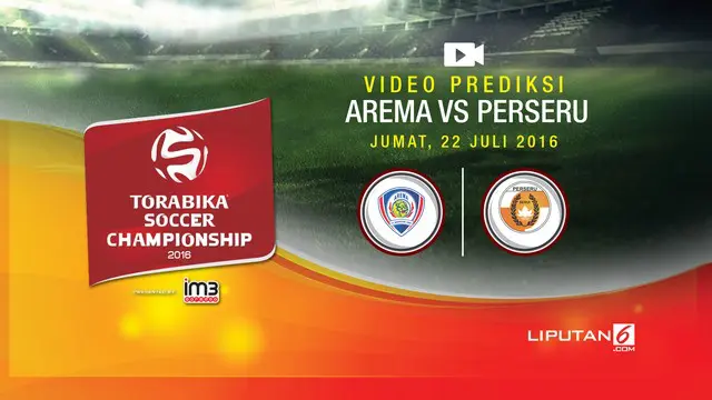 Arema Cronus akan menjamu Perseru Serui di Stadion Kanjuruhan, di lanjutan Torabika Soccer Championship, Jumat (22/7/2016)