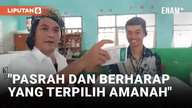 VIDEO: Dicky Candra Nyoblos Bareng Istri, Pasrah dan Berharap yang Terpilih Amanah