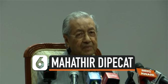 VIDEO: Mahathir Mohamad Dipecat dari Partai Bersatu, Ini Alasannya