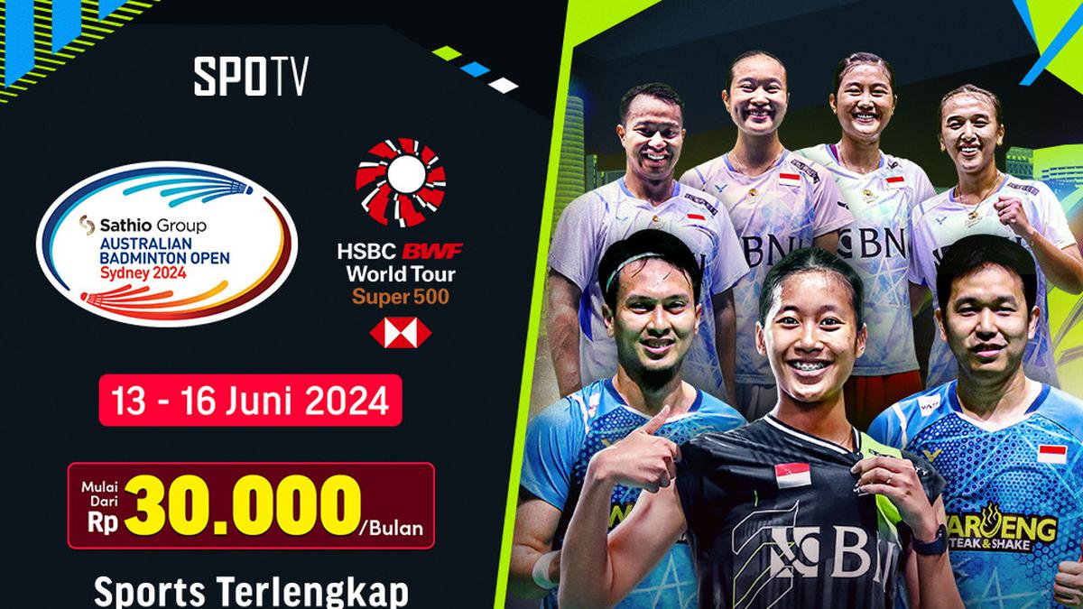 Jadwal Live Streaming BWF Australian Open 2024 di Vidio Pekan Ini, 13