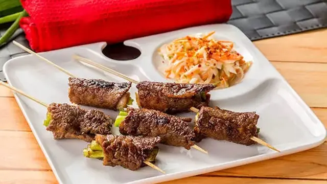 Resep sate sukiyaki ala Jepang. (dok. Cookpad @DapurKobe)