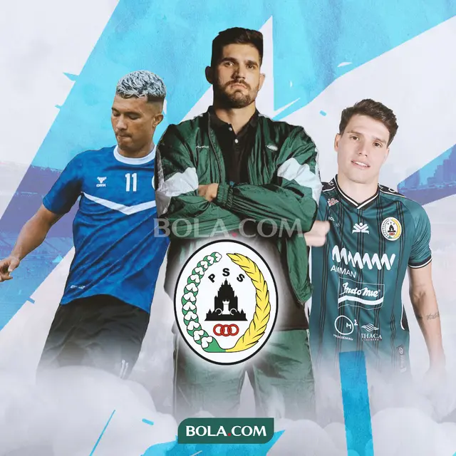 Ilustrasi - Tiga pemain PSS Sleman