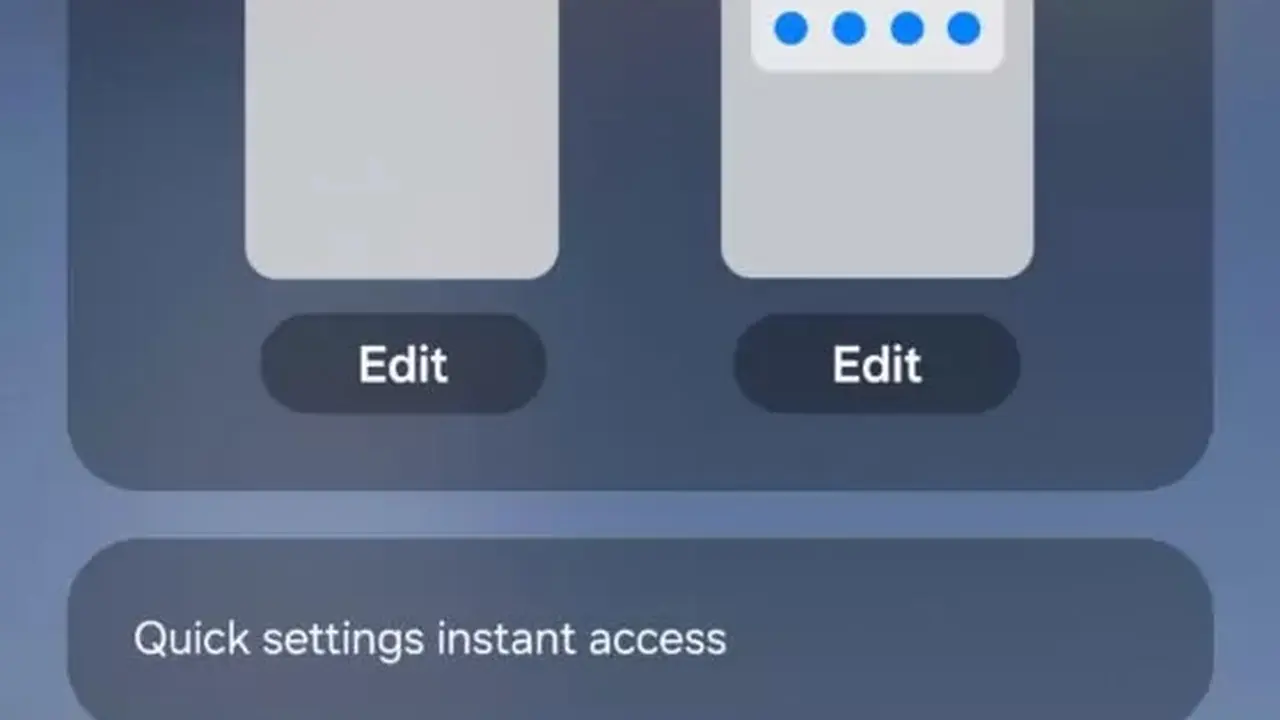 Panel Quick Settings One UI 6 Samsung.