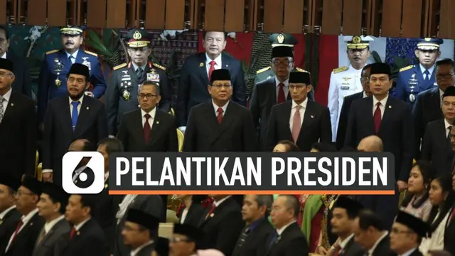 VIDEO: Prabowo, Sandiaga, Hingga Ahok Hadiri Pelantikan Presiden