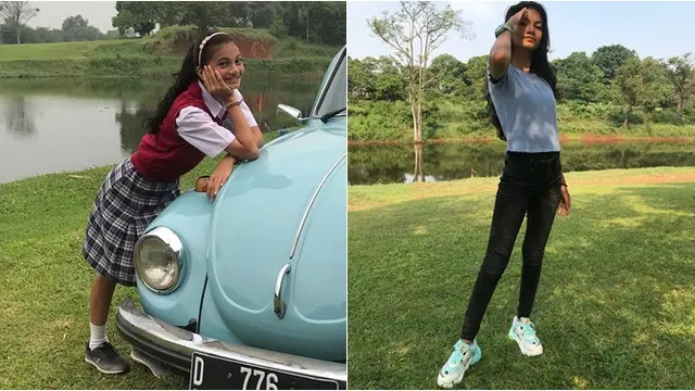 Gaya Kasual 6 Pemain Jendela SMP di Luar Lokasi Syuting. (Sumber: Instagram/ratu.sofya).